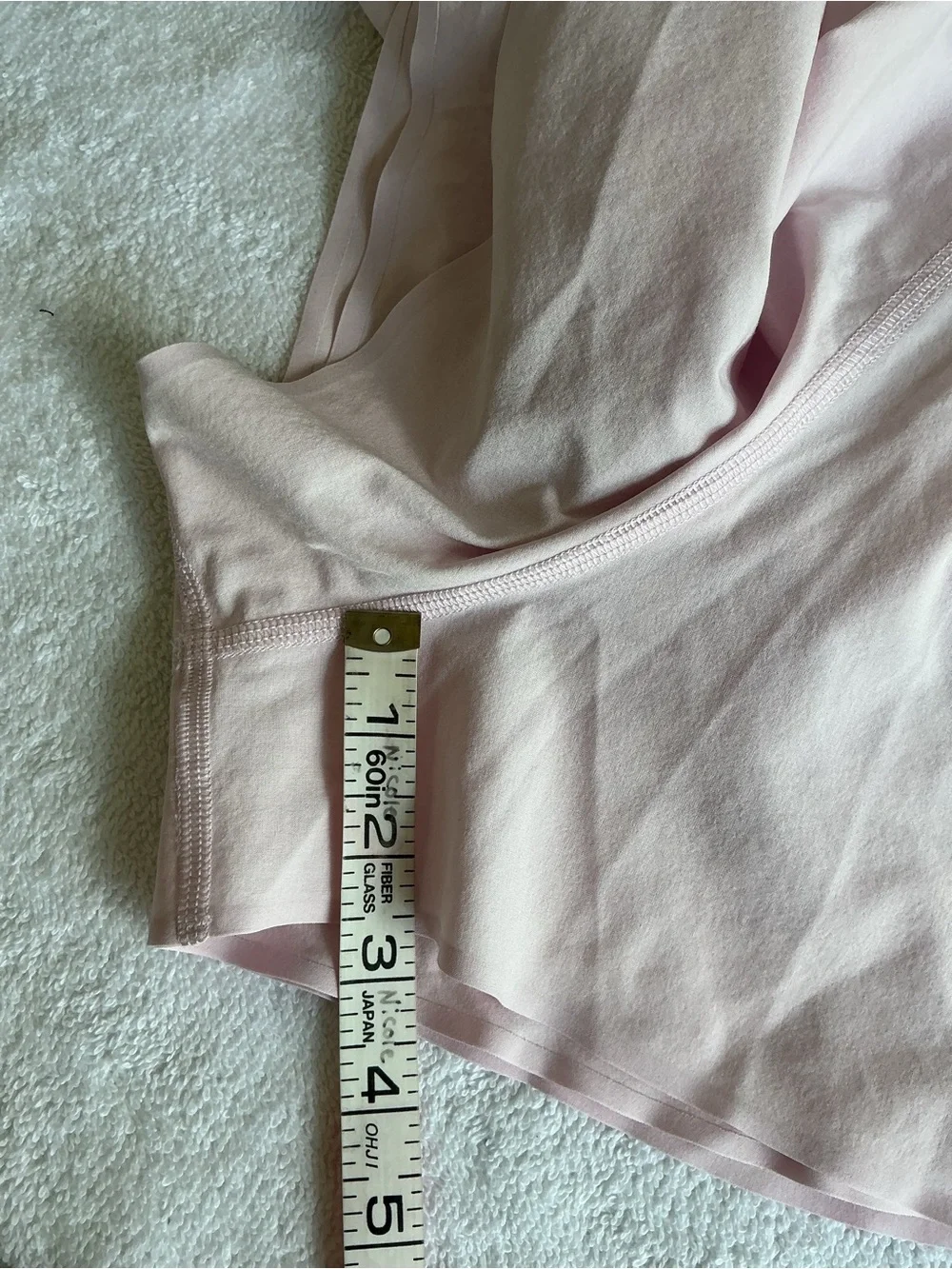 lululemon athletica Light Pink Layered Athletic Skort